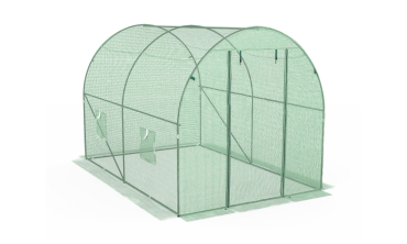 Serre tunnel verte 3x2m