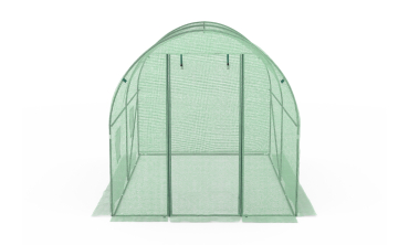 Serre tunnel verte 3x2m