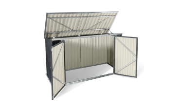 Abri multi-rangement métal