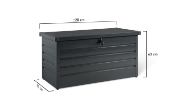Coffre de jardin métal 350L