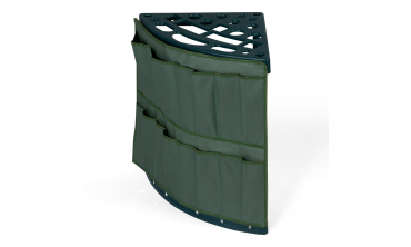Rack d'angle pour outils de jardin