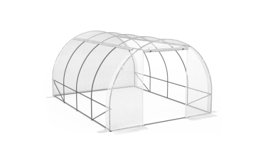 Serre tunnel blanche 3x4m toutes saisons