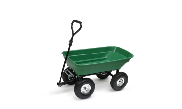 Chariot de jardin benne inclinable + sac 250L