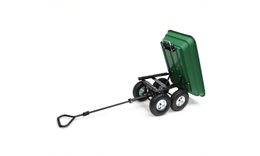 Chariot de jardin benne inclinable + sac 250L