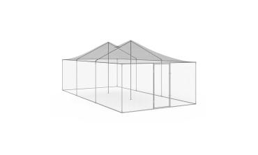 Volière grillagée 18m² - 6x3m