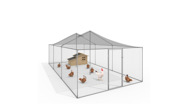 Volière grillagée 18m² - 6x3m