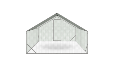 Enclos grillagé pour poules 12m² - 3x4m Enclos grillagé pour poules 12m² - 3x4m