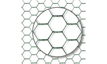 Enclos grillagé pour poules 9m² - 3x3m
