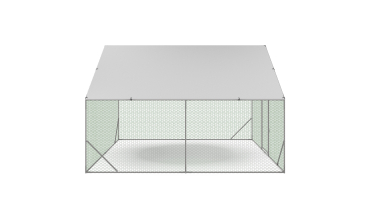Enclos grillagé pour poules 9m² - 3x3m