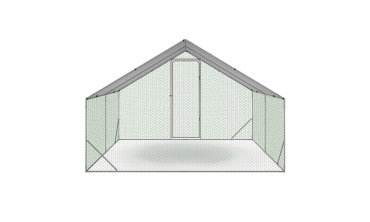 Enclos grillagé pour poules 9m² - 3x3m