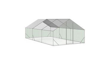 Enclos grillagé pour poules 18m² - 3x6m
