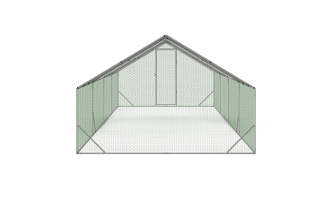 Enclos grillagé pour poules 24m² - 3x8m