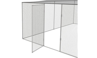 Volière grillagée 12m² - 3x4m