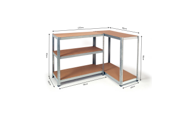 Etagère acier 5 niveaux charges lourdes