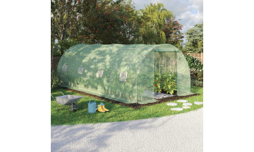 Serre 18m² verte - gamme maraichère