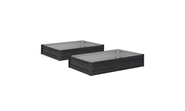 Carrés de potager en métal 115x80x20cm - lot de 2