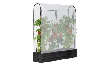 Serres de potager spéciales tomates en métal - lot de 2