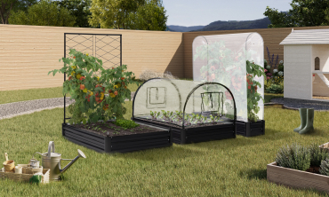 Carrés et serres de potager kit complet en métal