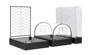 Carrés et serres de potager kit complet en métal