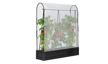 Carrés et serres de potager kit complet en métal