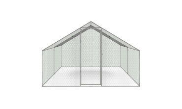 Enclos grillagé pour poules 12m² - 3x4m