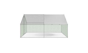 Enclos grillagé pour poules 12m² - 3x4m