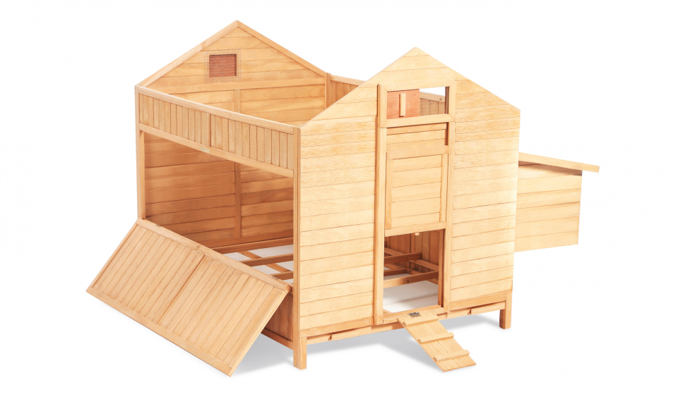 Poulailler Chalet En Bois 15 à 18 Poules Avec Pondoir